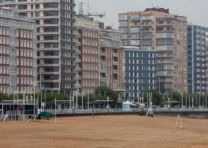 Gran En Primera Linea De Playa * Gijon